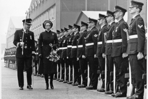  1978 besuchte Prinzessin Ann die kanadischen Truppen in Lahr 
